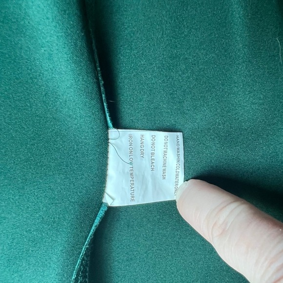 Anthroplogie Solitaire Green Fuax Suede Boho Midi Jacket, Medium - Picture 7 of 9